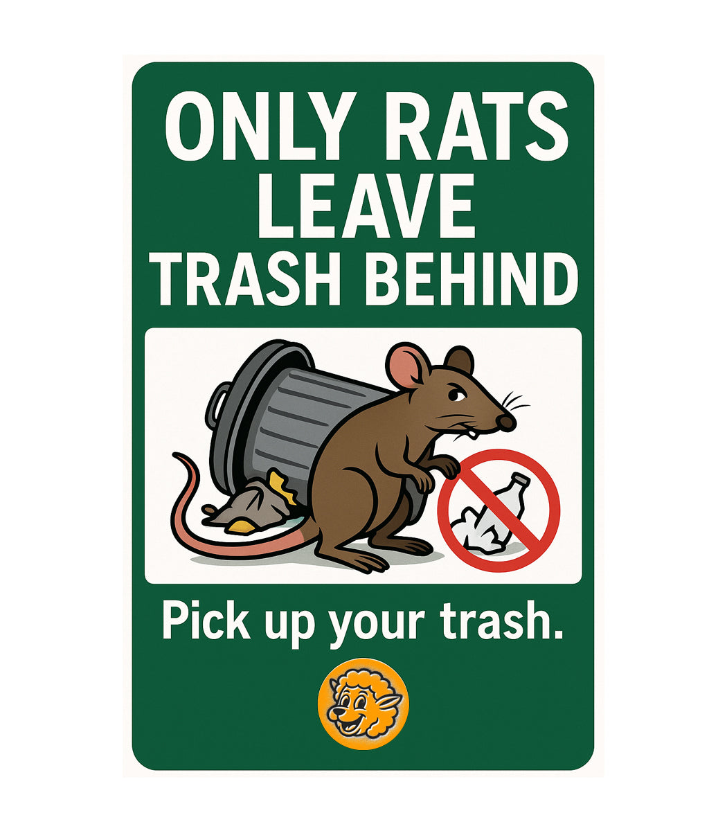 RATS ! 4mm Corrugated plastic