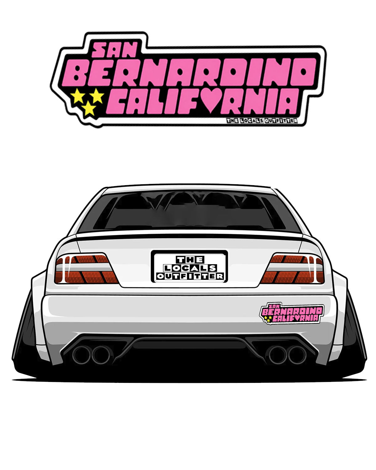 laminated bumper sticker pack